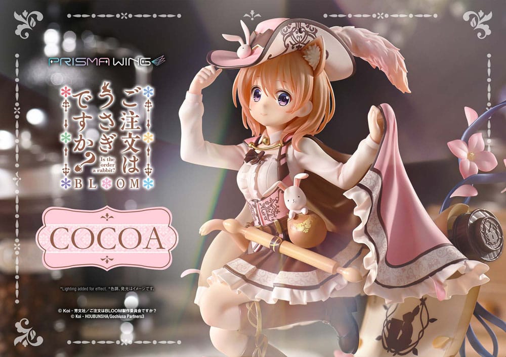 Prime 1 Studio Is The Order A Rabbit? Bloom Prisma Wing Cocoa 1/7 Statue