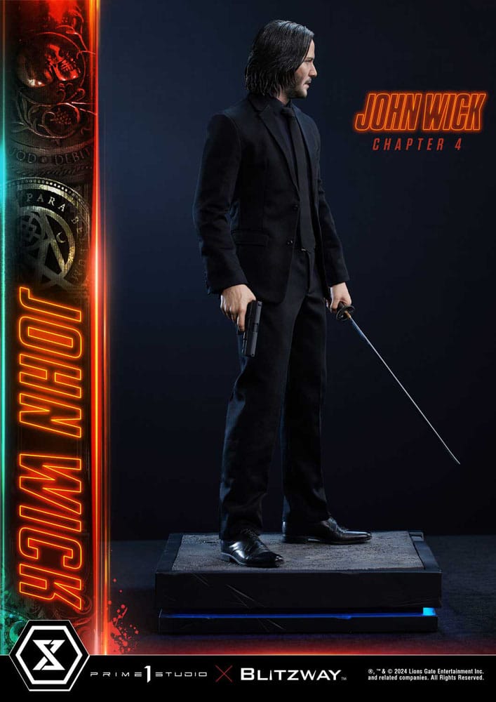 Prime 1 Studio John Wick Chapter 4 Masterline Series John Wick Deluxe Version 1/4 Statue