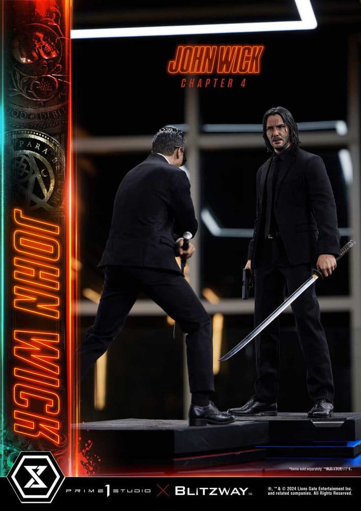 Prime 1 Studio John Wick Chapter 4 Masterline Series John Wick Deluxe Version 1/4 Statue