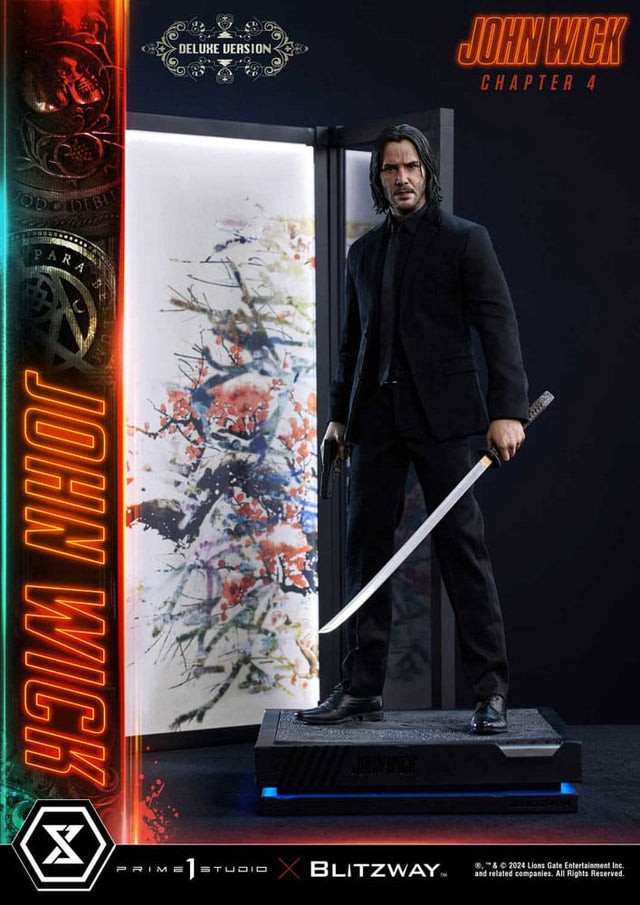 Prime 1 Studio John Wick Chapter 4 Masterline Series John Wick Deluxe Version 1/4 Statue