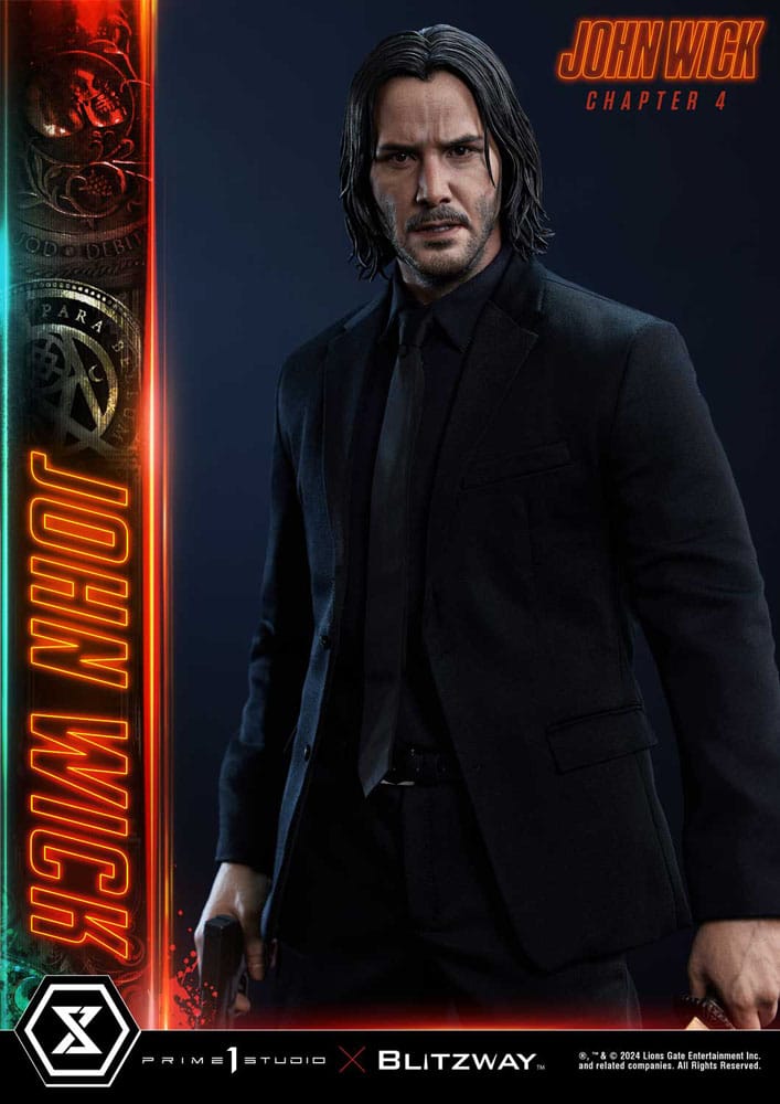 Prime 1 Studio John Wick Chapter 4 Masterline Series John Wick Deluxe Version 1/4 Statue