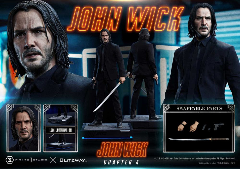 Prime 1 Studio John Wick Premium Masterline Series John Wick Chapter 4 1/4 Statue
