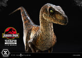 Prime 1 Studio Jurassic Park Velociraptor Closed Mouth 1/10 Statue