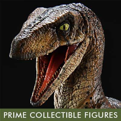 Prime 1 Studio Jurassic Park Velociraptor Jump 1/10 Statue
