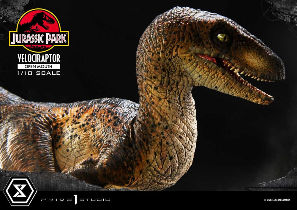 Prime 1 Studio Jurassic Park Velociraptor Open Mouth 1/10 Statue