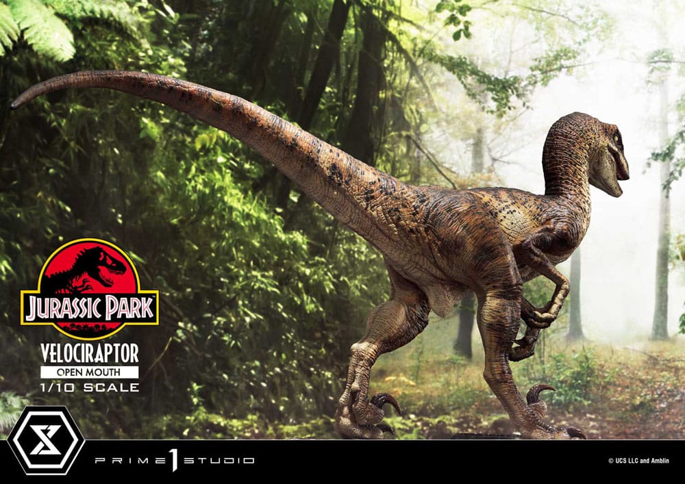 Prime 1 Studio Jurassic Park Velociraptor Open Mouth 1/10 Statue