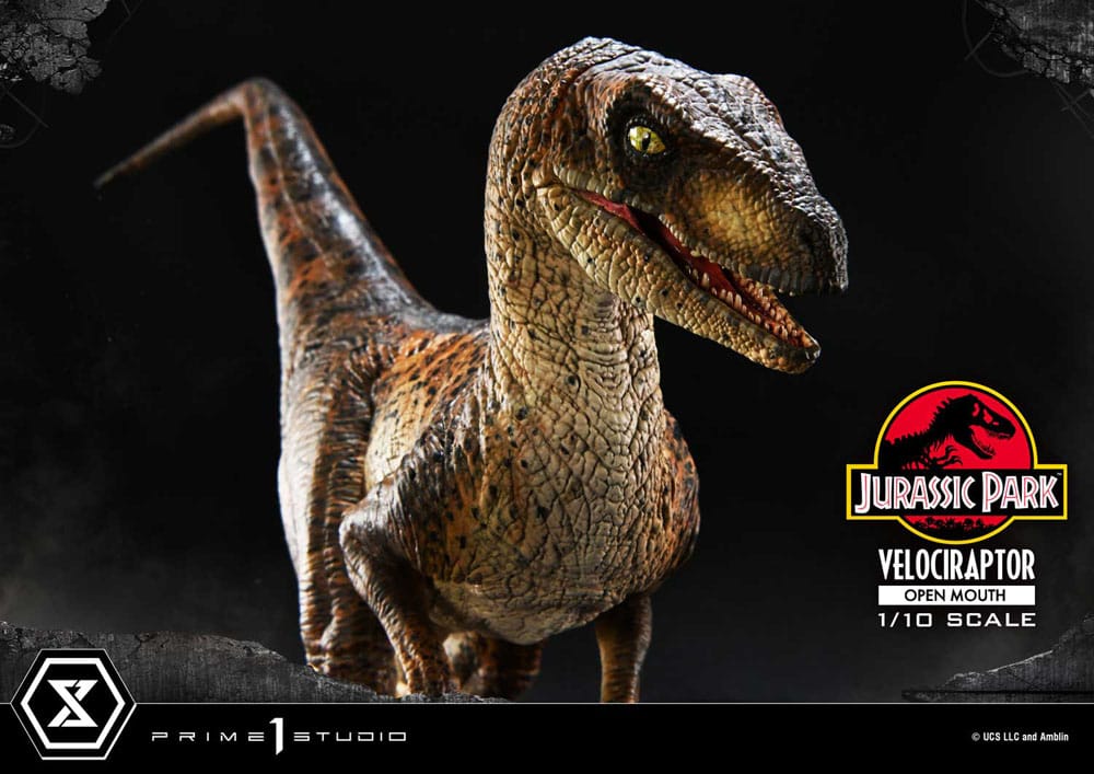 Prime 1 Studio Jurassic Park Velociraptor Open Mouth 1/10 Statue