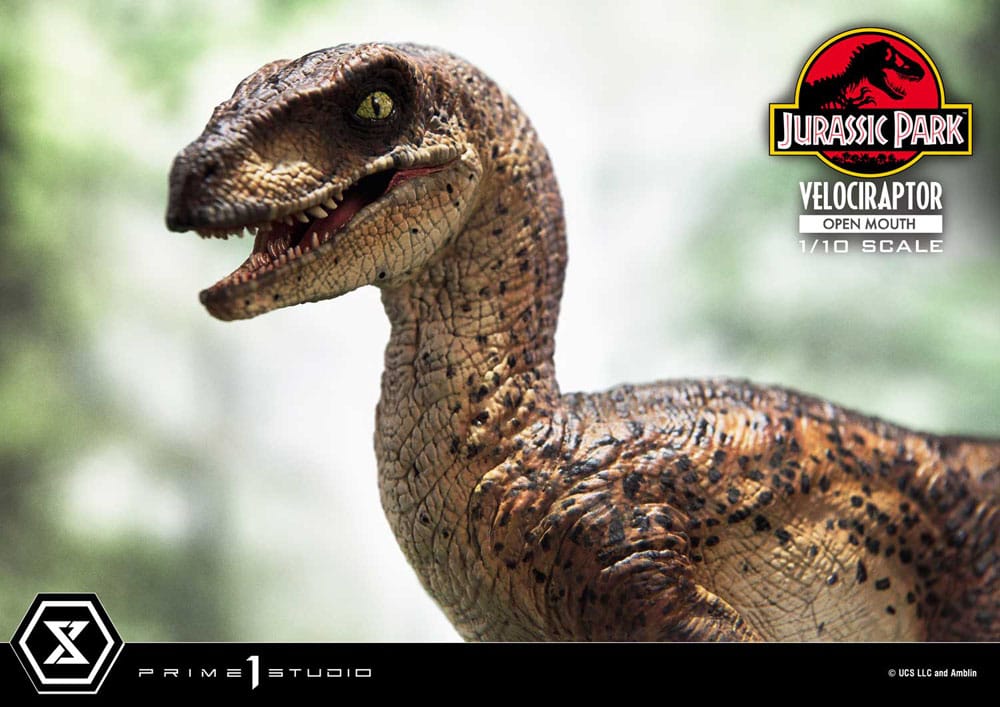 Prime 1 Studio Jurassic Park Velociraptor Open Mouth 1/10 Statue