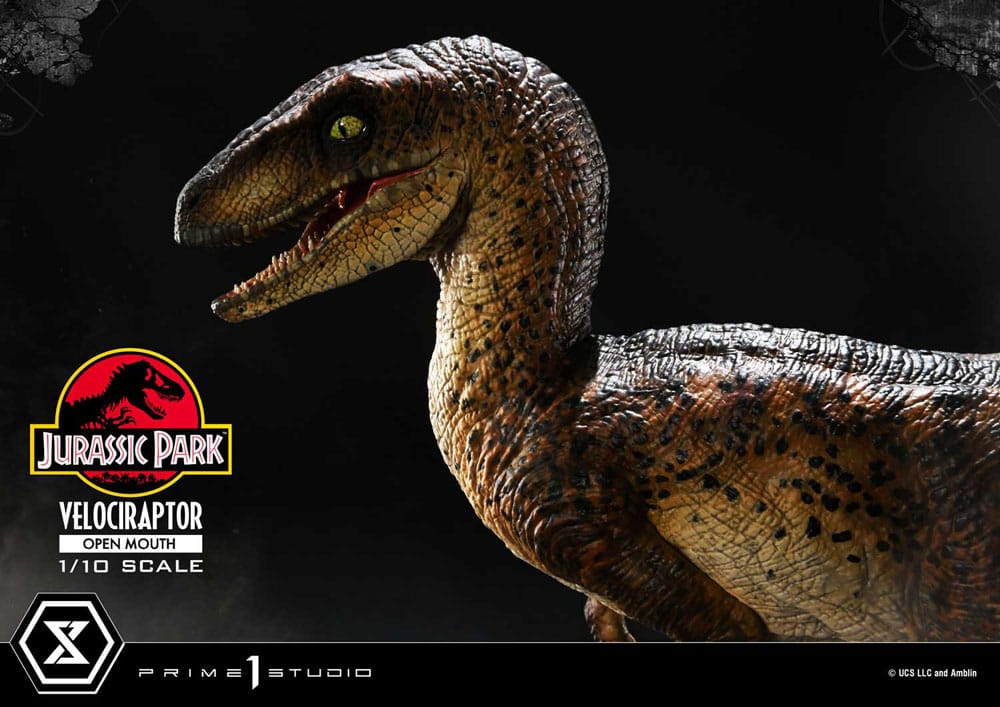 Prime 1 Studio Jurassic Park Velociraptor Open Mouth 1/10 Statue