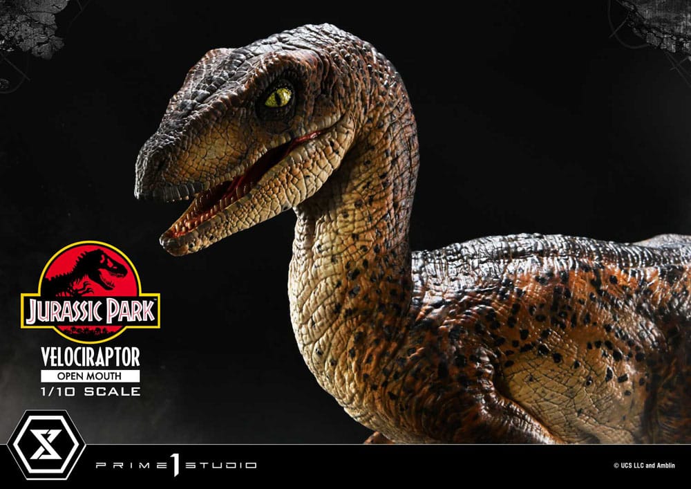 Prime 1 Studio Jurassic Park Velociraptor Open Mouth 1/10 Statue