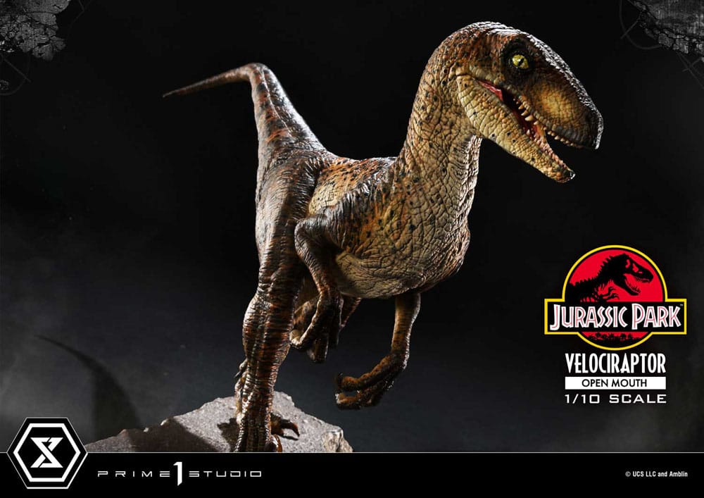 Prime 1 Studio Jurassic Park Velociraptor Open Mouth 1/10 Statue