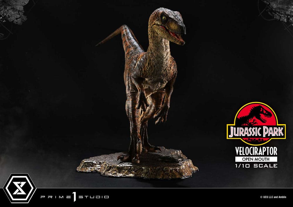 Prime 1 Studio Jurassic Park Velociraptor Open Mouth 1/10 Statue
