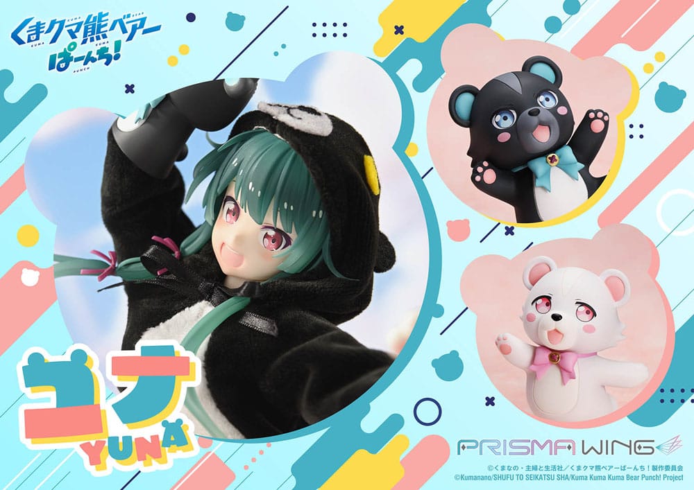 Prime 1 Studio Kuma Kuma Kuma Bear Punch! Prisma Wing Yuna 1/7 Statue
