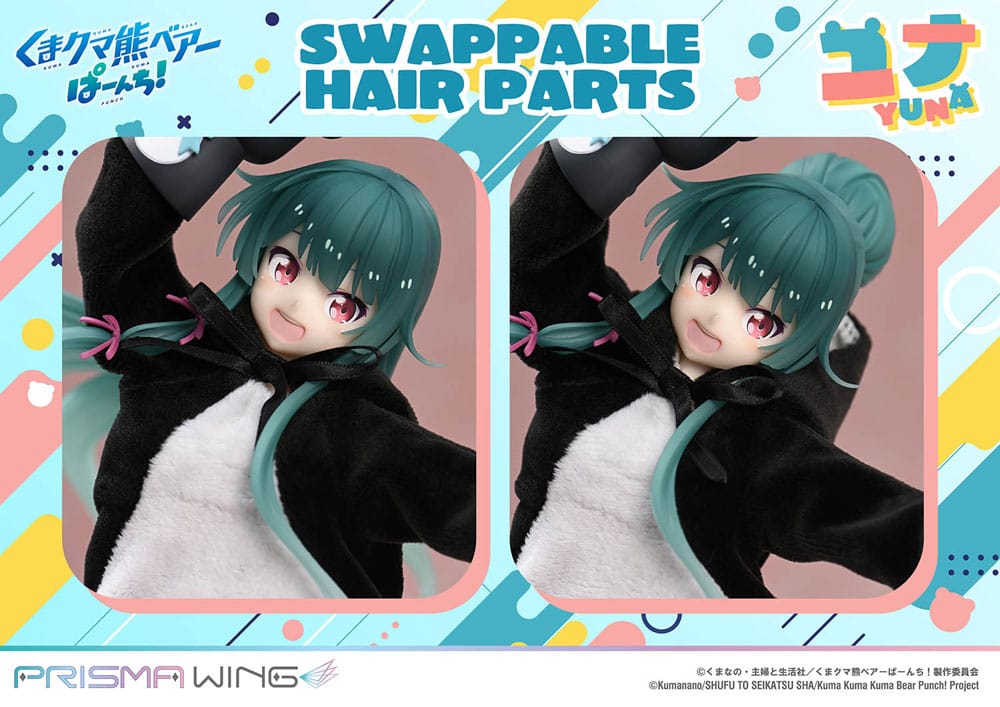 Prime 1 Studio Kuma Kuma Kuma Bear Punch! Prisma Wing Yuna 1/7 Statue