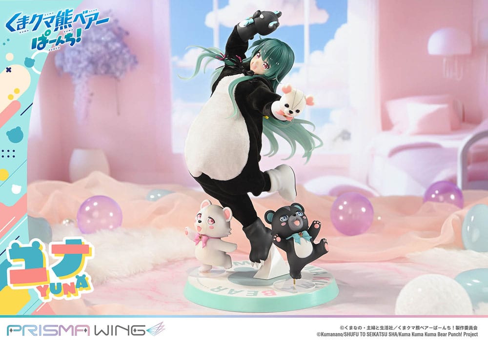 Prime 1 Studio Kuma Kuma Kuma Bear Punch! Prisma Wing Yuna 1/7 Statue