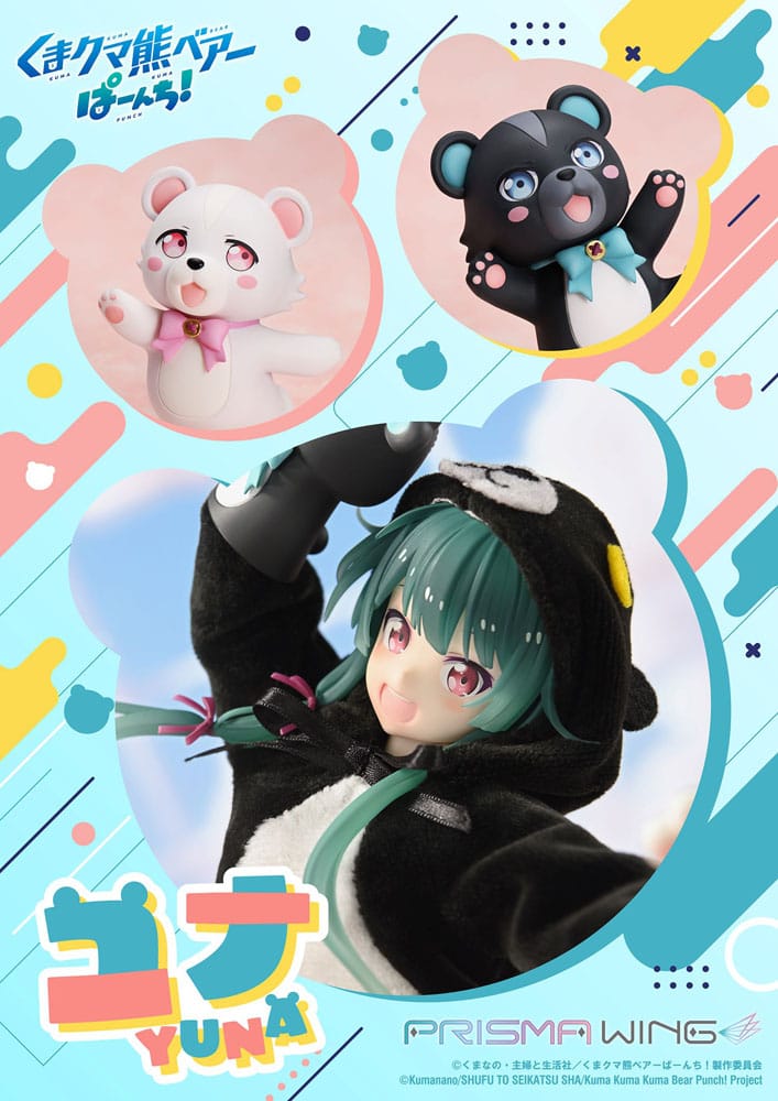 Prime 1 Studio Kuma Kuma Kuma Bear Punch! Prisma Wing Yuna 1/7 Statue