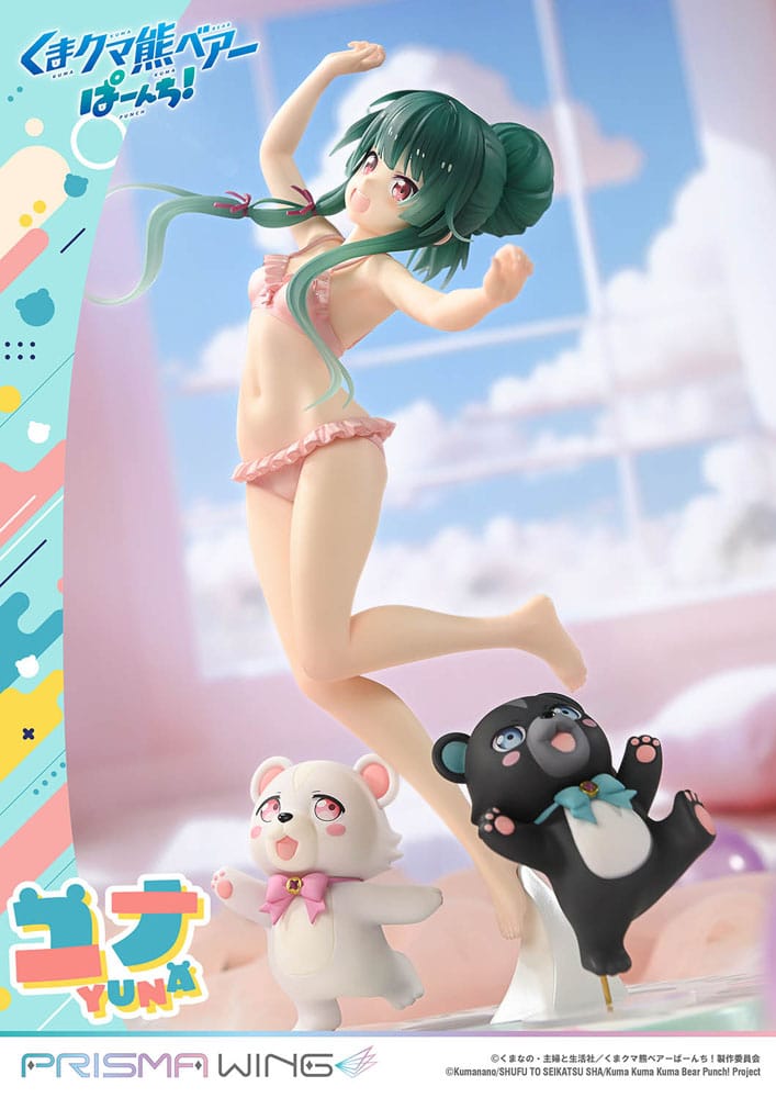 Prime 1 Studio Kuma Kuma Kuma Bear Punch! Prisma Wing Yuna 1/7 Statue