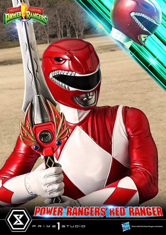 Prime 1 Studio Mighty Morphin Power Rangers Premium Masterline Red Ranger 1/4 Statue