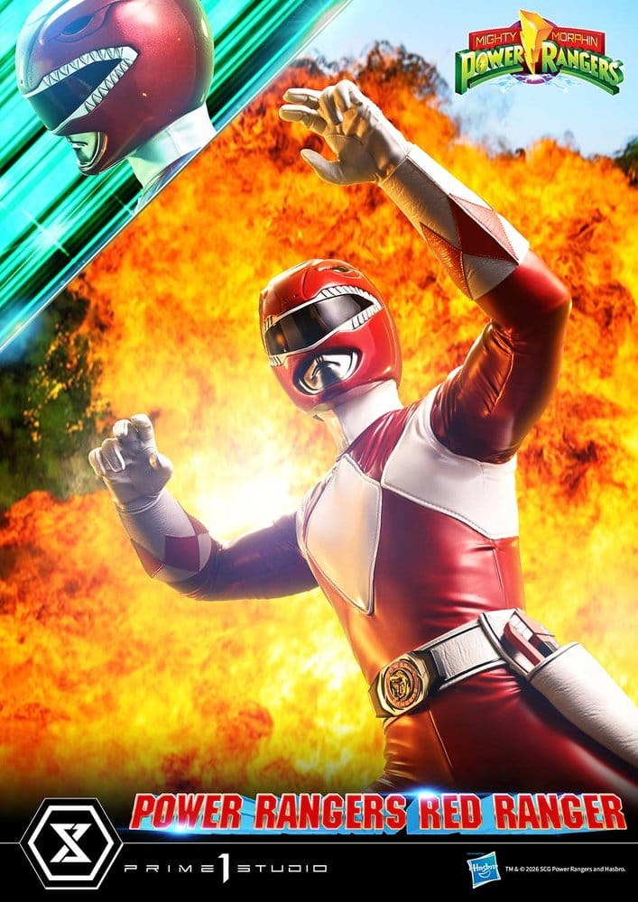 Prime 1 Studio Mighty Morphin Power Rangers Premium Masterline Red Ranger 1/4 Statue