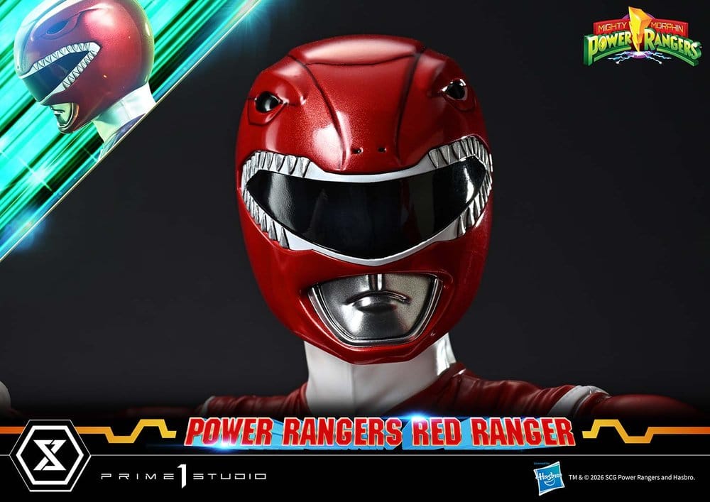 Prime 1 Studio Mighty Morphin Power Rangers Premium Masterline Red Ranger 1/4 Statue