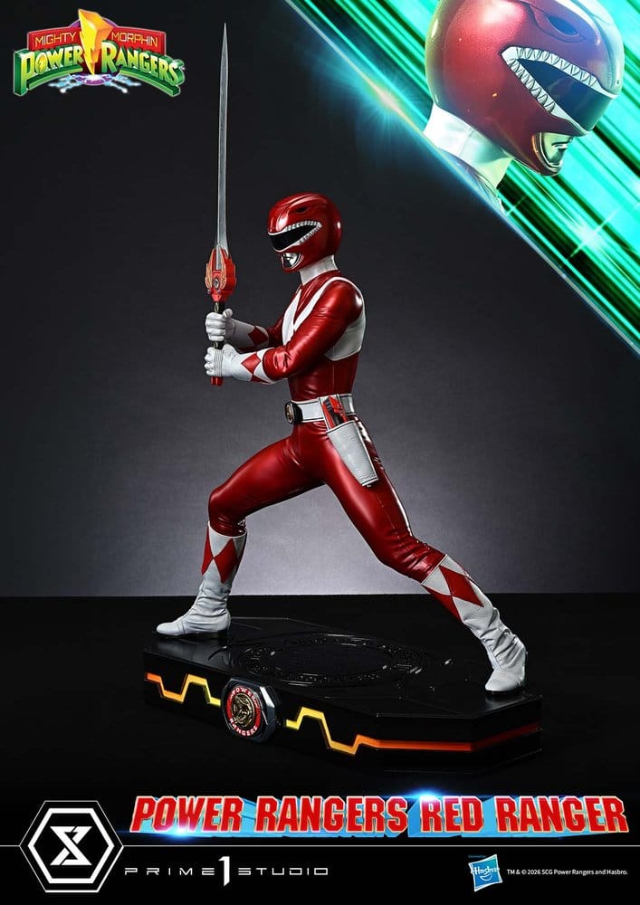 Prime 1 Studio Mighty Morphin Power Rangers Premium Masterline Red Ranger 1/4 Statue