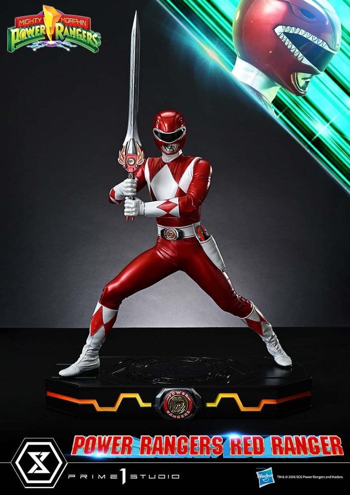 Prime 1 Studio Mighty Morphin Power Rangers Premium Masterline Red Ranger 1/4 Statue