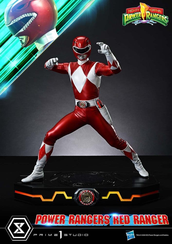 Prime 1 Studio Mighty Morphin Power Rangers Premium Masterline Red Ranger 1/4 Statue