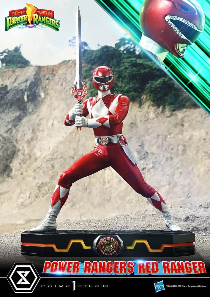 Prime 1 Studio Mighty Morphin Power Rangers Premium Masterline Red Ranger 1/4 Statue