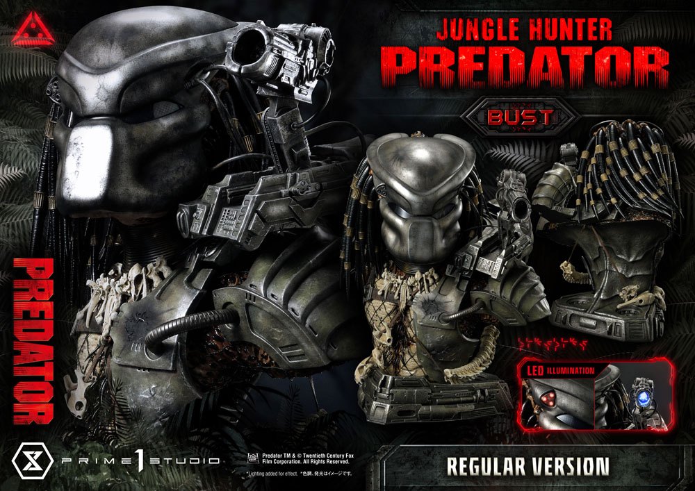 Prime 1 Studio Predator Jungle Hunter 1/3 Büste - Beschädigte Verpackung