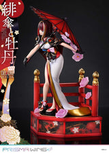 Prime 1 Studio Prisma Wing Scarlet Umbrella and Peony Deluxe Version 1/7 PVC Statue