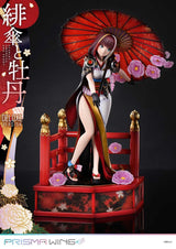 Prime 1 Studio Prisma Wing Scarlet Umbrella and Peony Deluxe Version 1/7 PVC Statue