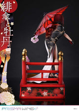 Prime 1 Studio Prisma Wing Scarlet Umbrella and Peony Deluxe Version 1/7 PVC Statue