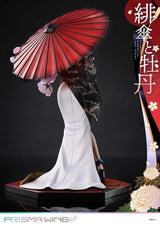Prime 1 Studio Prisma Wing Scarlet Umbrella Peony Original Illustration Fuzichoco 1/7 Statue