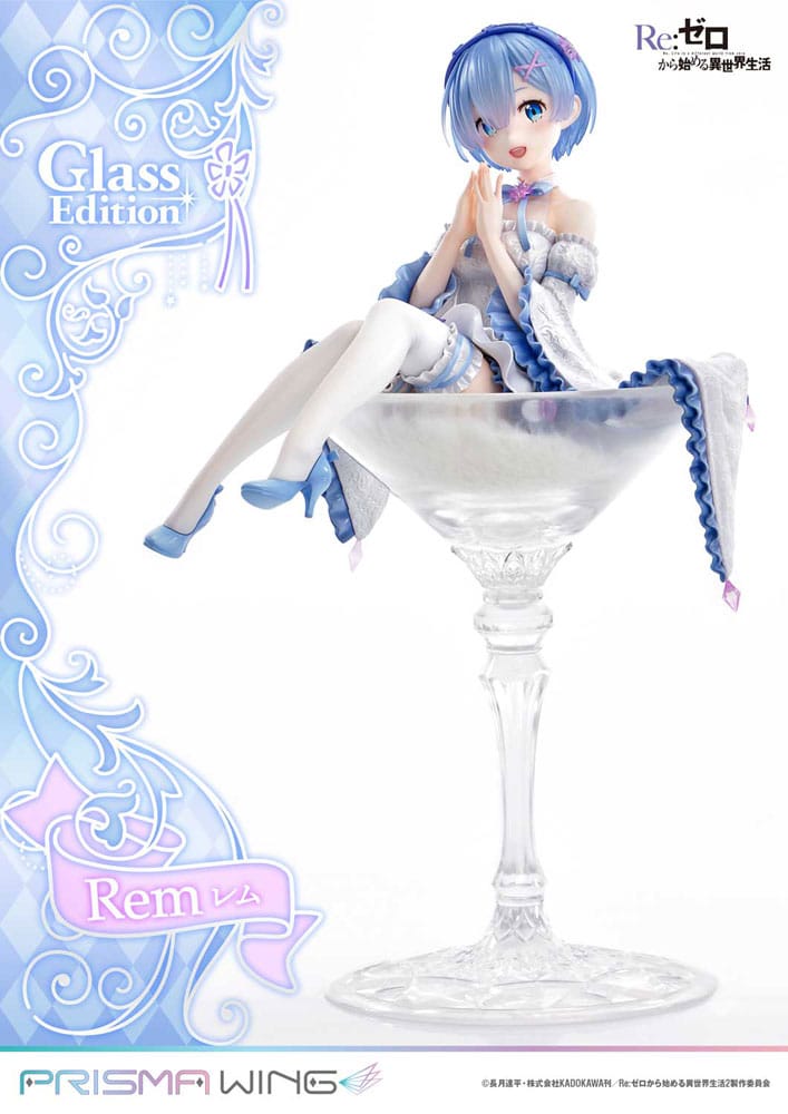 Prime 1 Studio Re Zero Starting Life in Another World Prisma Wing Rem Glass Edition 1/7 Statue