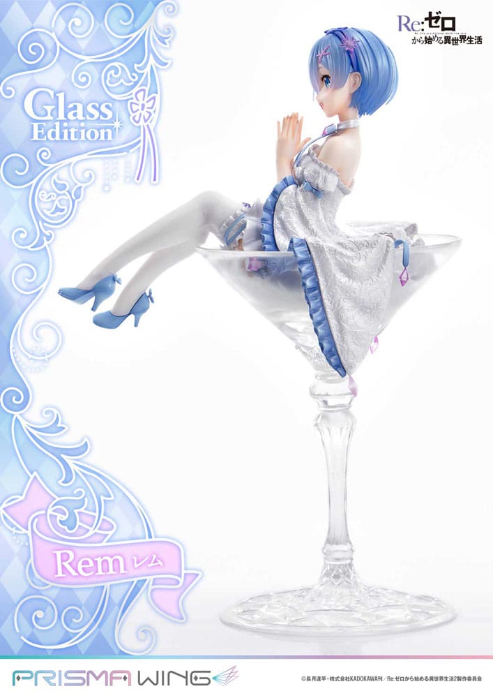 Prime 1 Studio Re Zero Starting Life in Another World Prisma Wing Rem Glass Edition 1/7 Statue
