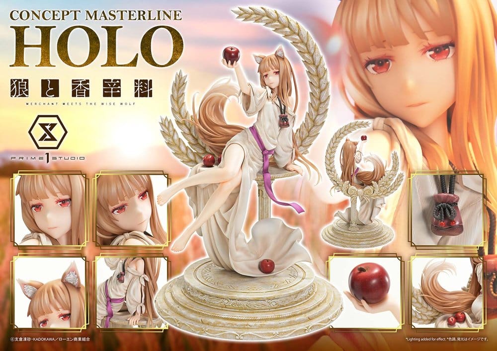 Prime 1 Studio Spice And Wolf Masterline Series Merchant Meets The Wise Wolf Holo 1/5 Statue