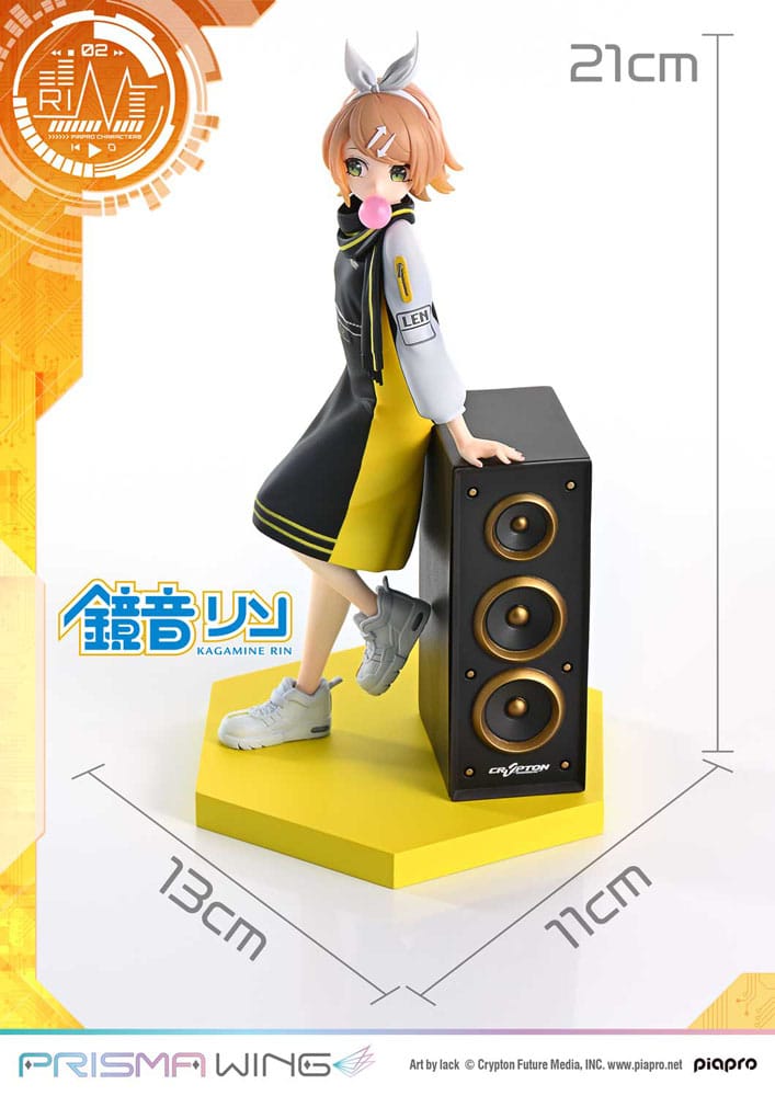 Prime 1 Studio Vocaloid Piapro Characters Kagamine Rin Prisma Wing 1/7 PVC Statue