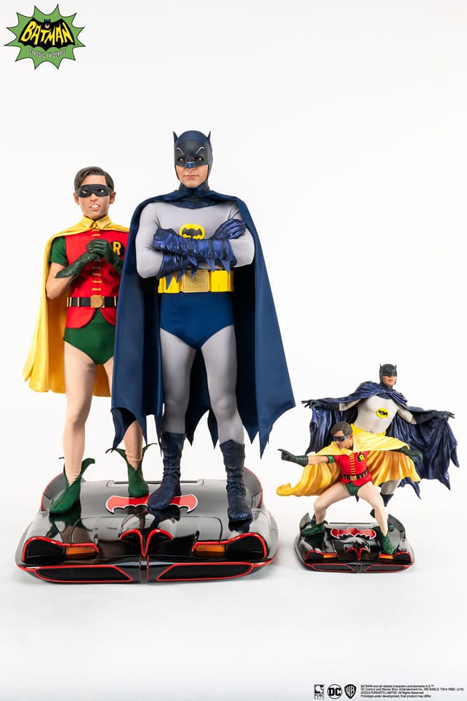 Pure Arts DC Comics Batman & Robin 1966 Diorama 1/4 Statue