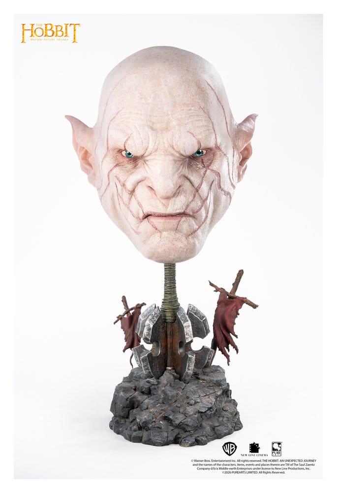 Pure Arts Herr der Ringe Azog Art Mask 1/1 Replik