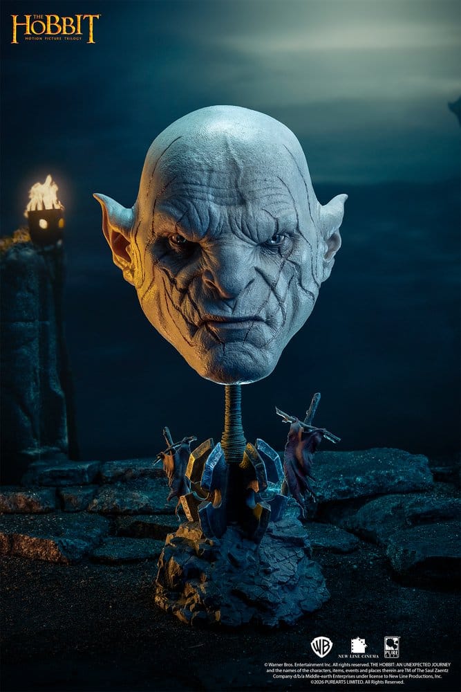 Pure Arts Herr der Ringe Azog Art Mask 1/1 Replik