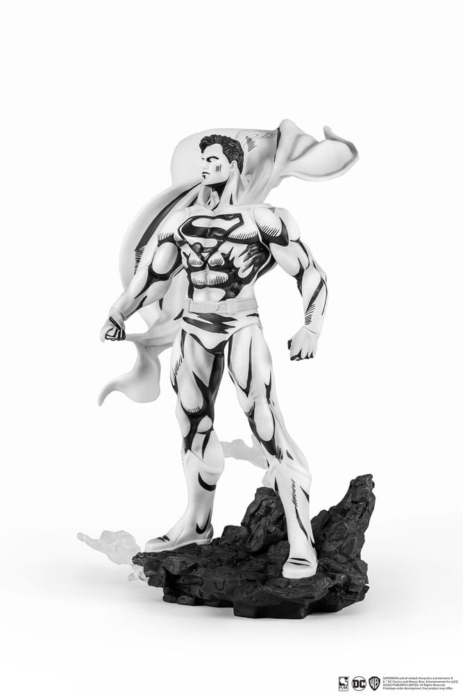 Pure Arts Man of Steel Superman PX SDCC 2024 Black White Version 1/8 Statue