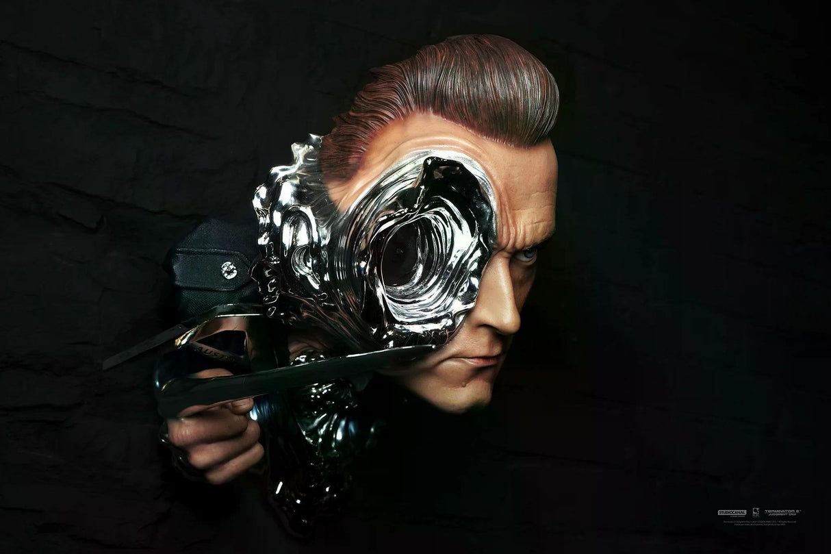Pure Arts Terminator 2 T-1000 Painted DELUXE 1/1 Art Mask