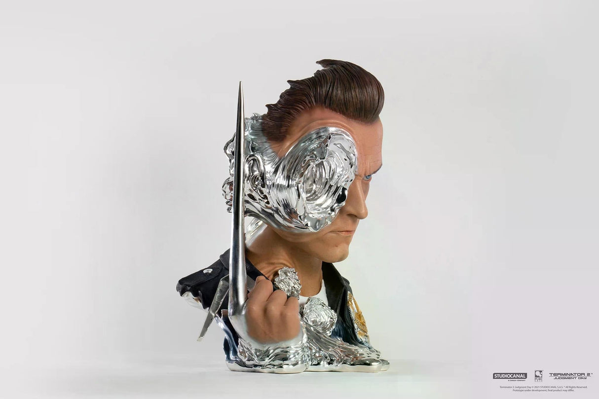 Pure Arts Terminator 2 T-1000 Painted DELUXE 1/1 Art Mask