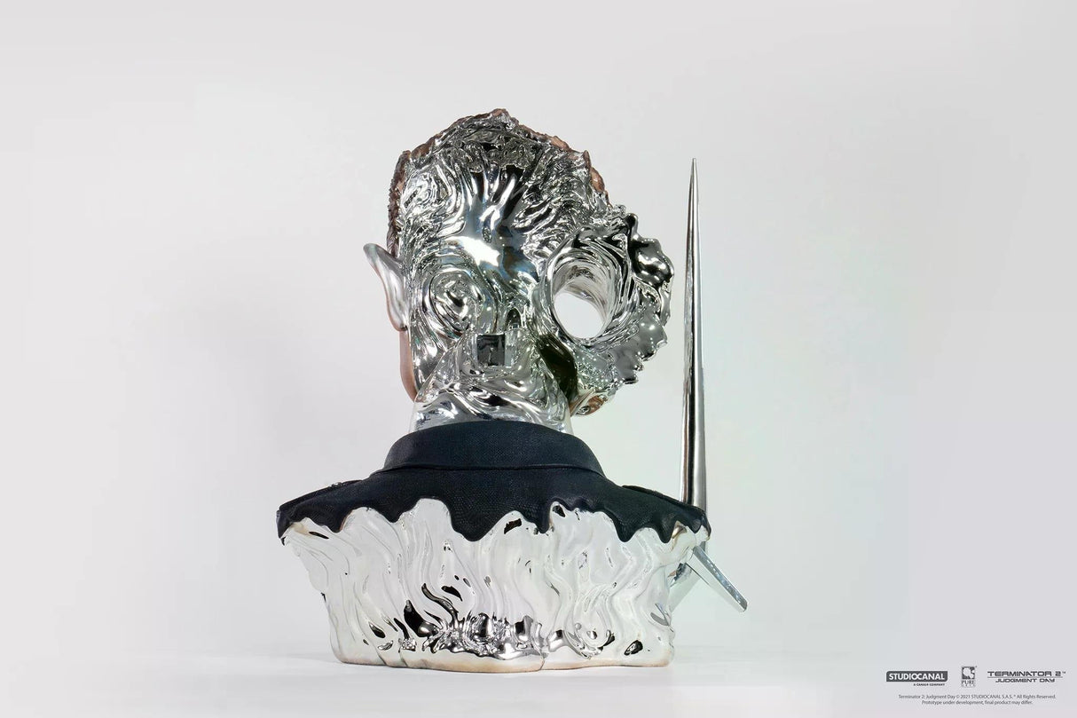 Pure Arts Terminator 2 T-1000 Painted DELUXE 1/1 Art Mask - Beschädigte Verpackung