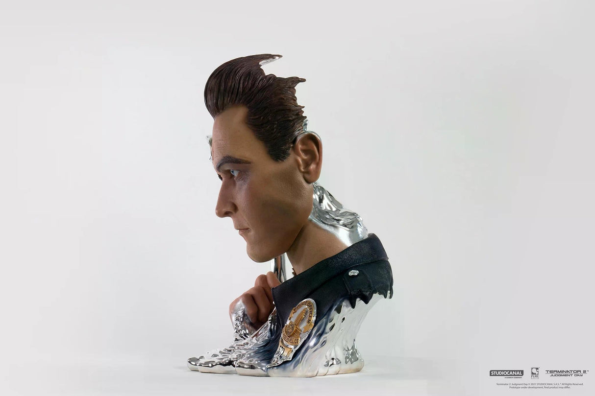 Pure Arts Terminator 2 T-1000 Painted DELUXE 1/1 Art Mask - Beschädigte Verpackung