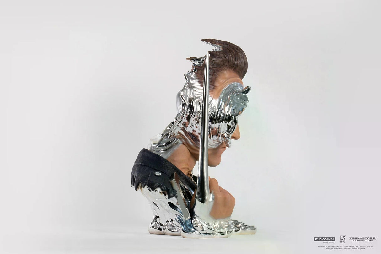 Pure Arts Terminator 2 T-1000 Painted DELUXE 1/1 Art Mask - Beschädigte Verpackung