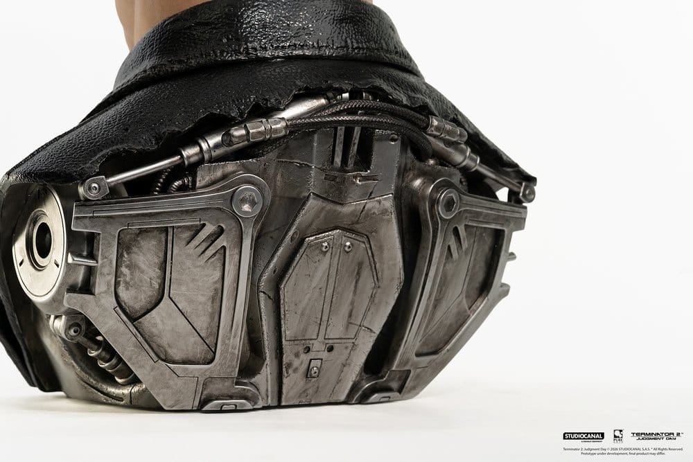 Pure Arts Terminator 2 T-800 Model 101 Battle Damaged Art Mask 1/1 Replik