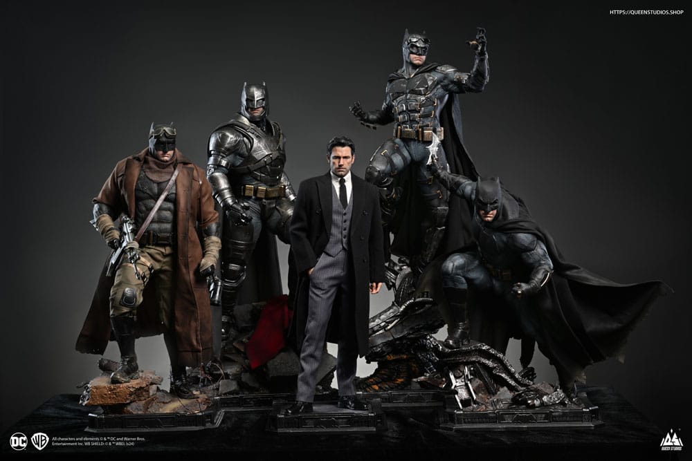 Queen Studios Justice League Bruce Wayne (Ben Affleck) 1/4 Statue
