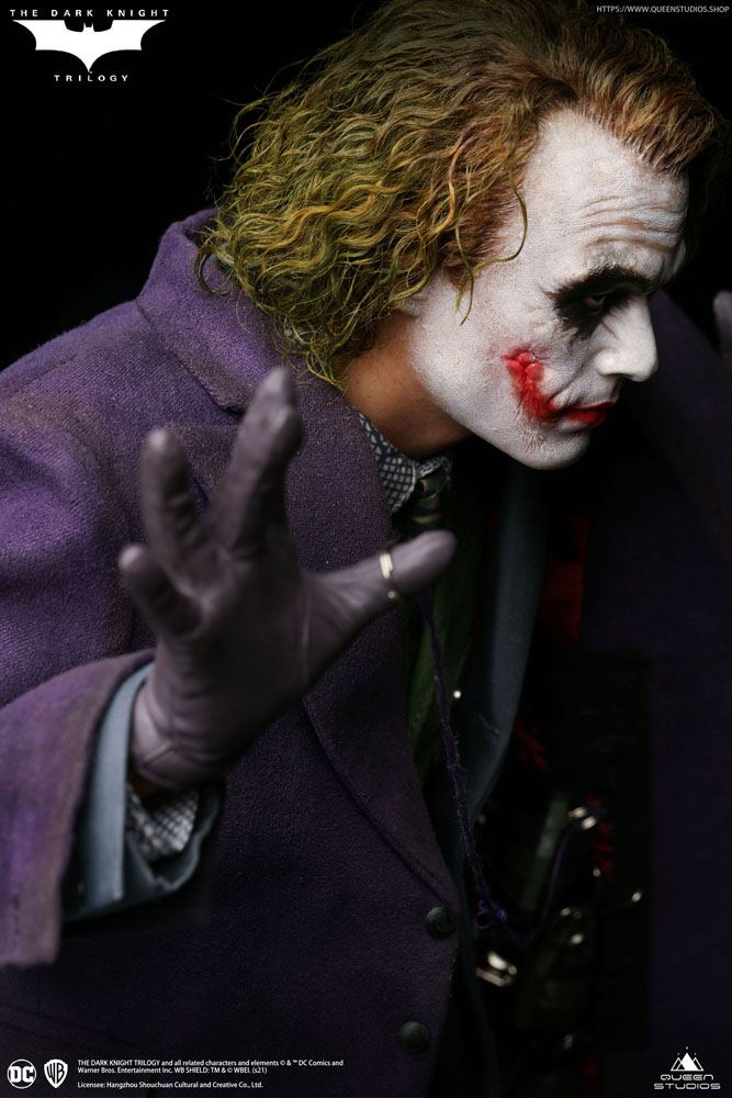 Queen Studios The Dark Knight Heath Ledger Joker Artists Edition 1/4 Statue - Beschädigte Verpackung