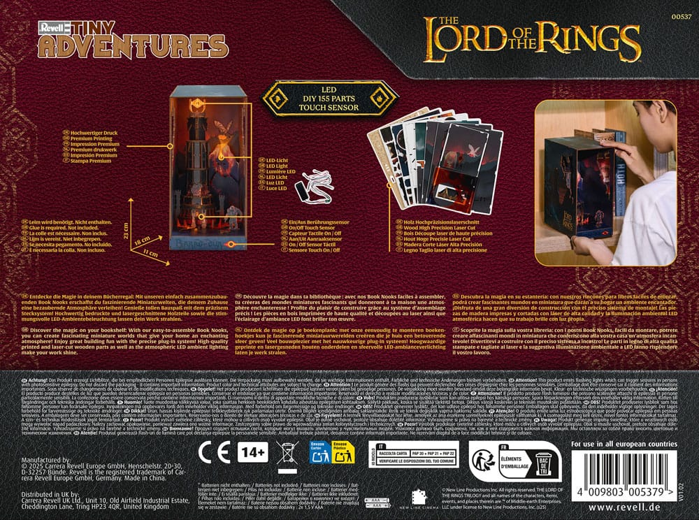 Revell Der Herr der Ringe Barad-Dûr Tiny Adventures Book Nook Mini-Diorama